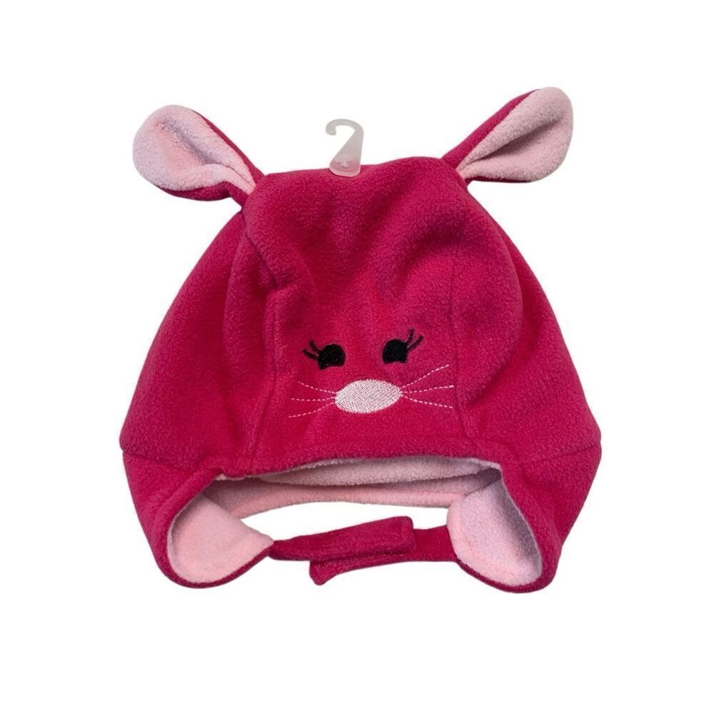 Nwt Childrens Place Infant Bunny Rabbit Fleece Winter Hat 6-12 Months Baby